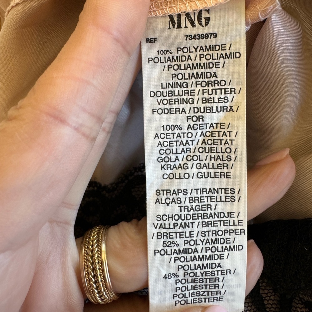Mango Suit Lace Overlay Dress - Picture 12 of 12